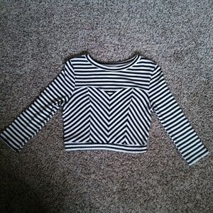 Striped Crop Top